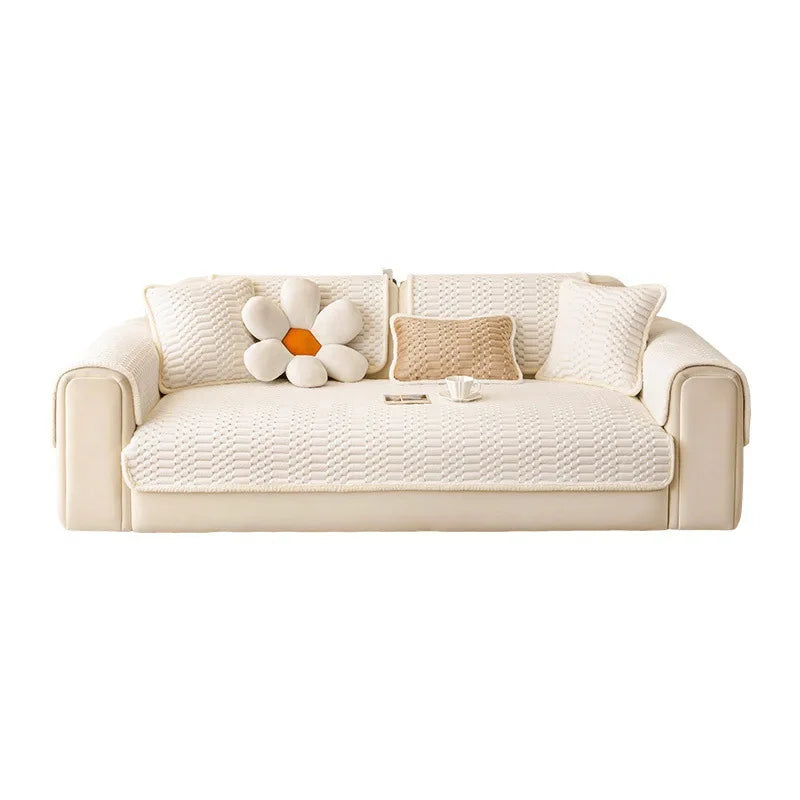 Velvet Couch Cover Cozy Plush Sectional Sofa Cover Sofa Slipcovers