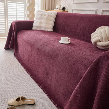 Durable Couch Cover for Pets Washable Cushion Couch Chenille Sofa Slipcover