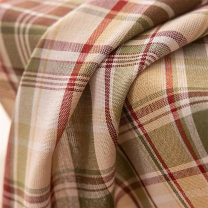 Rustic Plaid Thanksgiving Table Decor Christmas Tabletop Table Cloth