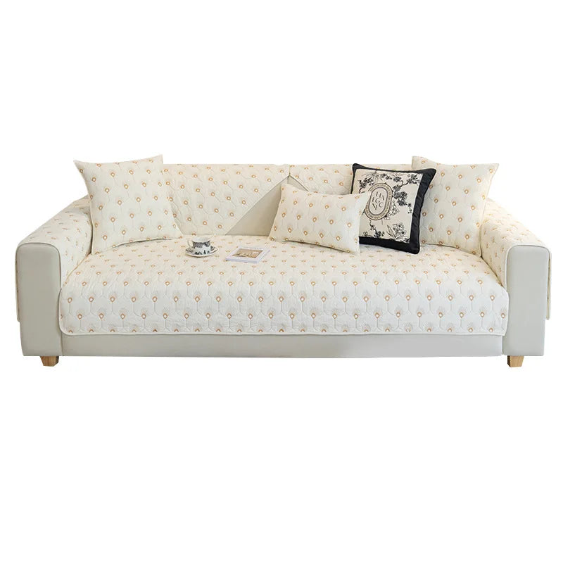 Universal Cotton Cozy Sofa Futon Cover Non-slip Chair Cushion Cover Seat Mat 