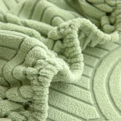 Cozy Thick Elastic Sofa Slipcover for Living Room Stretchy Couch Cover 