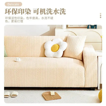 Elastic Cozy Sofa Cover Universal Anti-cat Scratch Couch Futon Cover