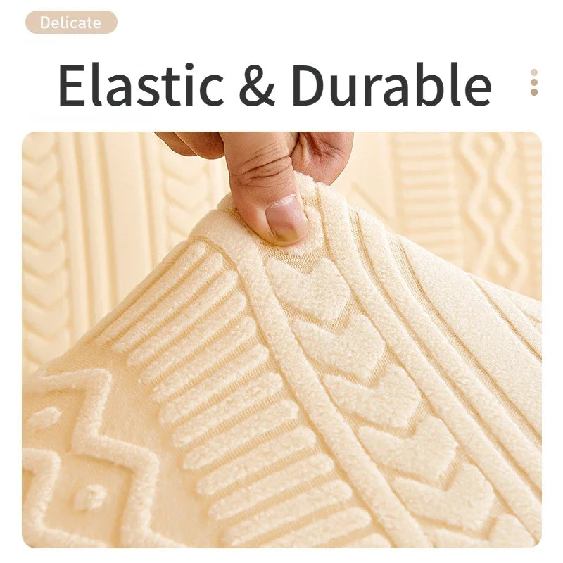 Elastic Cozy Sofa Cover Universal Anti-cat Scratch Couch Futon Cover 