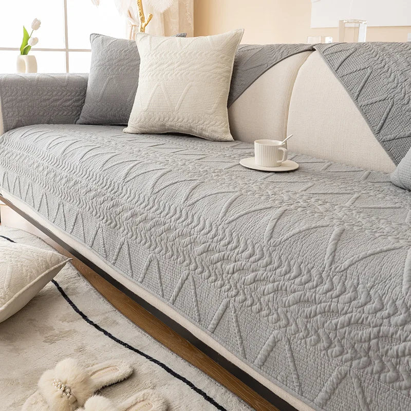 Thickened Durable Sofa Protector Cover Anti-slip Sofa Cover Cotton Chair Cushion Mat 