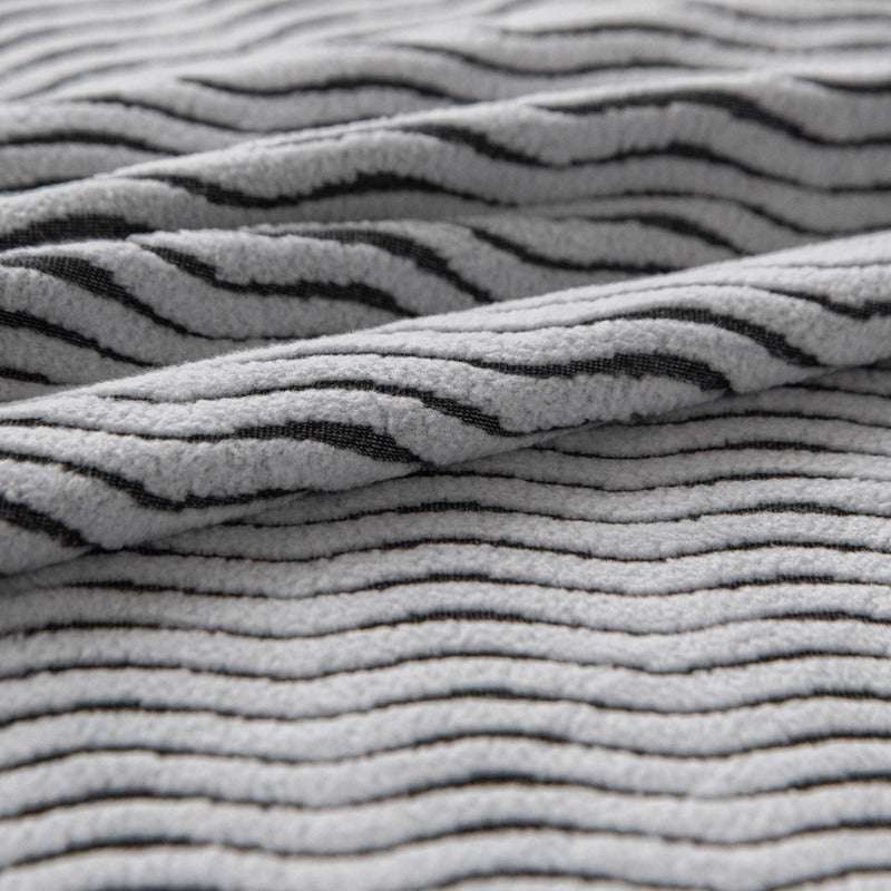 Plush Fleece Stretchy Sofa Cove Soft Cozy Textured Geometric Couch Cover